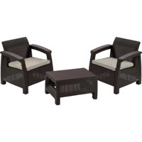 Садовая мебель Keter Corfu II Weekend Brown/Oat (258953)