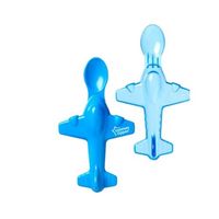 Lingurițe Aeroplane Light Blue Tommee Tippee (4+ luni), 2 buc.