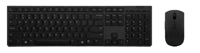 Set Tastatură + Mouse Lenovo 4X31K03959, Fără fir, Negru