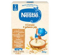 Terci fara lapte Nestle 8 cereale (8+ luni) 250 g