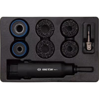 Набор головок, бит, насадок King Tony 9BK7009 Набор для очистки шпилек ступицы, 8 пр.