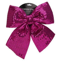 Decor de Crăciun și Anul Nou Promstore 54263 Fundiță decorativa 26x30сm, mov