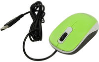 Mouse Genius DX-110, Optical, 1000 dpi, 3 buttons, Ambidextrous, Green, USB