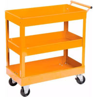 Система хранения инструментов Hoteche 490021 тележка трехуровневая для инстр. 700*350*660мм