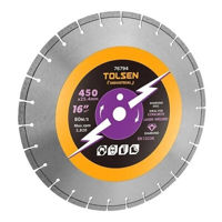 Диск отрезной Tolsen Disc diamantat pentru beton 450x25.4mm Segment (76796)