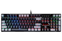 Игровая клавиатура Bloody B808N, Чёрный / Серый