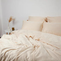 Textile de casă Relaxe Home Комплект постельного белья TEP Stripe Satin 200x220 см Champagne