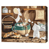 Картина по номерам BrushMe SBS014FC 40x40сm (fără cutie) Cacao pentru șoricei