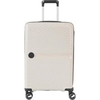 Чемодан CCS 5239 L White/Antrasite