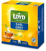 LOYD Earl Grey, чай черный, 75 пак.
