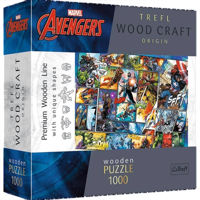 Puzzle Trefl (20165) Puzzle din lemn Universul Comic, Marvel (1000elem)