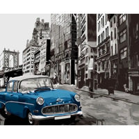 Картина по номерам Strateg R 9 / 1 (DY428)(61384) O călătorie retro, 40x50 cm