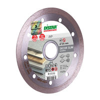 Disc diamantat Distar 1A1R 125x1,2x8x22,23 Decor Slim