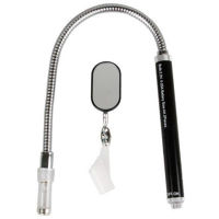 Ручной инструмент King Tony 9TQ02 зеркало смотровое на гибком стержне 450мм с магнитом и подсветкой