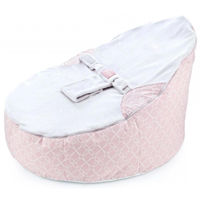 Гнездо для новорожденных BabyJem 348 Fotoliu pentru bebelusi cu ham de siguranta Roz