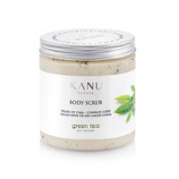 Exfoliant de corp cu ceai verde și mușețel Kanu 350 g