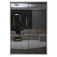 Dulap Bayro Murano 1600x2300x600 серый камень, купе