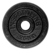 Ganteră inSPORTline 1459 Disc d=30 mm metal 1,25 kg IN921 Castblack