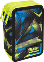 Пенал с 3 отделениями CoolPack с аксессуарами JUMPER "Setsquare"
