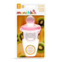 Dispozitiv pentru mancare proaspata Munchkin din silicon Roz