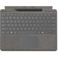 Клавиатура Microsoft Surface Pro 10/11 Keyboard inkl. Pen2 + Copilot Taste Platin