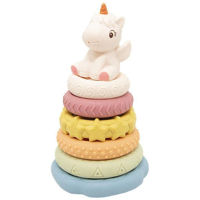 Игрушка miscellaneous 11405 Piramida cu 6 inele Unicorn/Dino 712048/712049