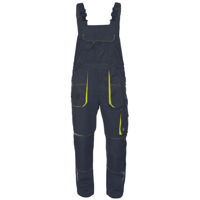 Спецодежда Cerva 03530059640XX Полукомбинезон EMERTON STRETCH Серый-Желтый (52)