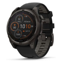 Смарт часы Garmin Fenix 8 – 51 mm, Solar, Sapphire, Carbon grey DLC titanium with Black (010-02907-11)