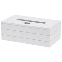 Короб для хранения Holland 49384 Коробка для салфеток 25x13x9cm, белая