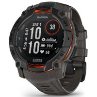 Смарт часы Garmin Instinct 3, 50 mm, Solar, Black with Charcoal Band (010-02935-00)