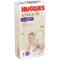 Scutece-chiloţel Huggies Elite Soft 4 (9-14 kg), 56 buc.