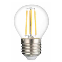 Лампочка Elmos LEDBulb FILAM G45 4W E27 2700K 380Lm COB Glass