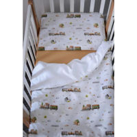 Детское постельное белье Veres 153.1.18 Сменная постель Паровозики 90x110/40x60 (3ед.)