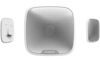 Ajax Outdoor Wireless Security Siren "StreetSiren", White, 85-113dB, LED Frame