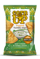 Chips porumb CornUP cu gust smantana si ceapa 60g