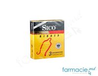 Prezervative Sico N3 Ribbed (inelate)