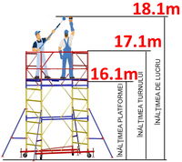 cumpără Turn modular mobil ВСР (1,2x2,0) 1+13 în Chișinău