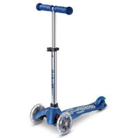 Самокат Micro MMD219 Mini Deluxe Galaxy Glitter LED Navy