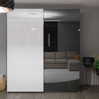 Шкаф Bayro Top line Napoli 2000x2300x580 белый, купе