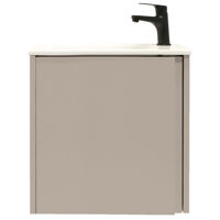 Шкаф под умывальник Bayro подвесной Mono под умыв. Atria 500 серый камень