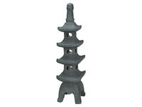 Statuie "Pogoda 3 etaje" 114X29X29cm, negru