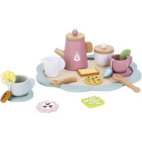 Игрушка Tooky Toy R25 /25 (77474) Набор деревянной посуды для кукол TJ271