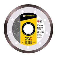 Алмазный диск Baumesser 1A1R 125x1,4x8x22,23 Baumesser Keramik