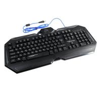 Gaming Keyboard Qumo Spirit, 12 Fn keys, 19-KRO, Wrist rest, Backlight, Black, USB