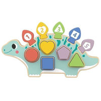 Головоломка Tooky Toy HP066 Puzzle din lemn Dinozaur 61972