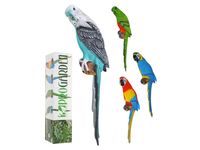 Papagal decorativ, H45cm,12X8cm,4 culori