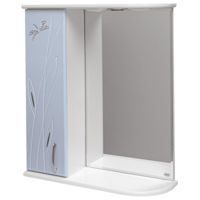 Зеркало для ванной Mashtab 1654 Stuff 600x200x720 Alb-Albastru