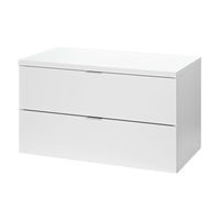 cumpără Dulap cu 2 sertare 800x400x450 mm, alb în Chișinău