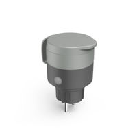 Розетка электрическая Hama 176624 Outdoor WLAN Socket, without Hub, Voice and App Control, 2,300W/10A, gr