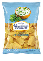 Chips-uri "Moscovskii Kartofeli" Smintina si Verdeata 70g